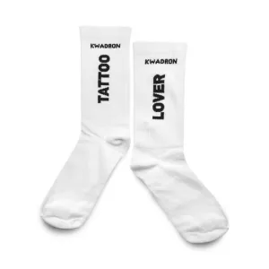 KWADRON - TATTOO LOVER WHITE SOCKS