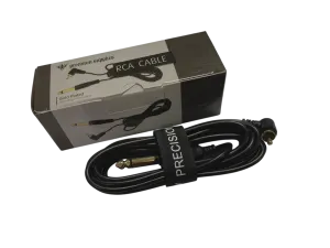 PRECISION - RCA ÚHLOVÝ KABEL 8FT