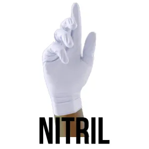RUKAVICE NITRIL - BÍLE