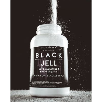 COAL BLACK - BLACK JELL Speciální granulát na likvidaci kapalin při tetování