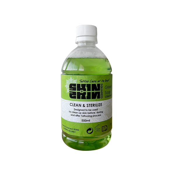 SKIN2SKIN - GREEN SOAP CONCENTRATED - Zelené mýdlo na tetováni